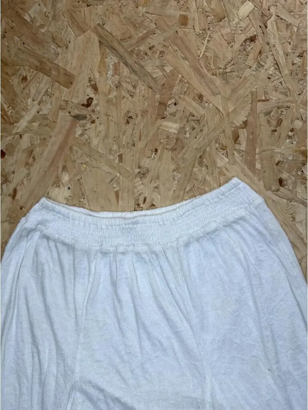 Faded Glory Girls XL 14 16 White Skirt Elastic Waist Ruffle Hem Casual